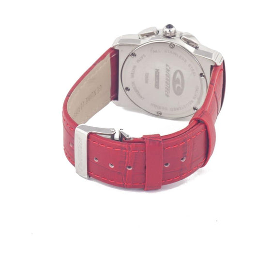 Chronotech Chronotech Red Leather Watch CHCT7280M05AC 1728,Chronotech,New with tags,Red,Unisex,Unisex Watches - Watches