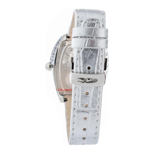 Chronotech Chronotech Silver Leather Watch CHCT7998L09AC 1728,Chronotech,New with tags,Silver,Watches for Women - Watches,Women