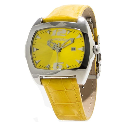 Chronotech Chronotech Yellow Leather Watch CHCT2188M05AC 1728,Chronotech,New with tags,Unisex,Unisex Watches - Watches,Yellow