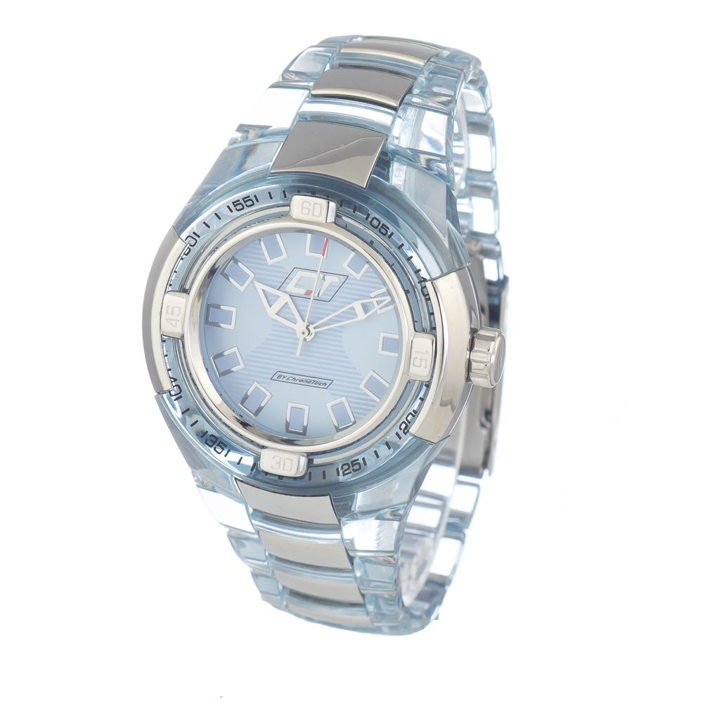 Chronotech Transparent Polycarbonate Dress Watch
