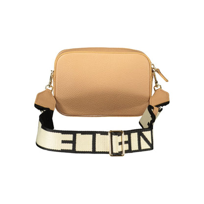 Coccinelle Brown Leather Women Handbag with adjustable strap and sleek zip, showcasing elegance and functionality in premium leather.