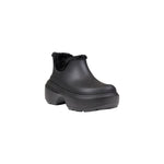 Crocs Black Croslite Ankle boot with warm lining for comfort and style.