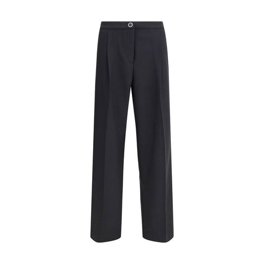 Cruna Black Polyester Casual Pants