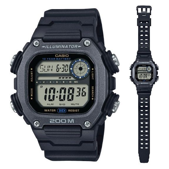 CASIO SPORT Mod. ILLUMINATOR DIVER 200M. 10 YEARS BATTERY - XL STRAP