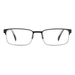 David Beckham Black Metal Frames featuring matte black rectangular design, DB-1069-TI7 model with 55/19/145 mm dimensions.