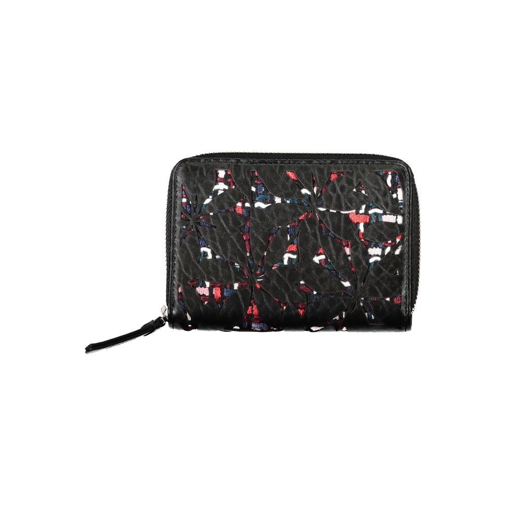 Front view with bag zipped and handles upright.