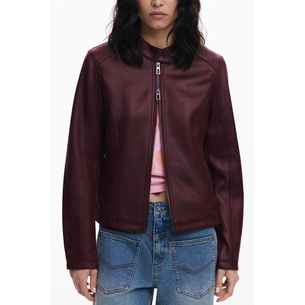 Desigual Red Polyester Women Jacket