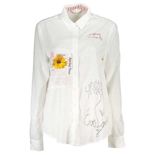 Desigual White Viscose Shirt