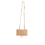 Dolce & Gabbana Beige Calfskin Leather Large Crossbody Card Holder Wallet SMY11212