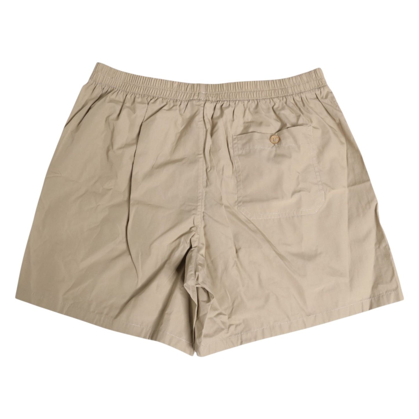 Dolce & Gabbana Beige Cotton Regular Boxer Shorts Underwear