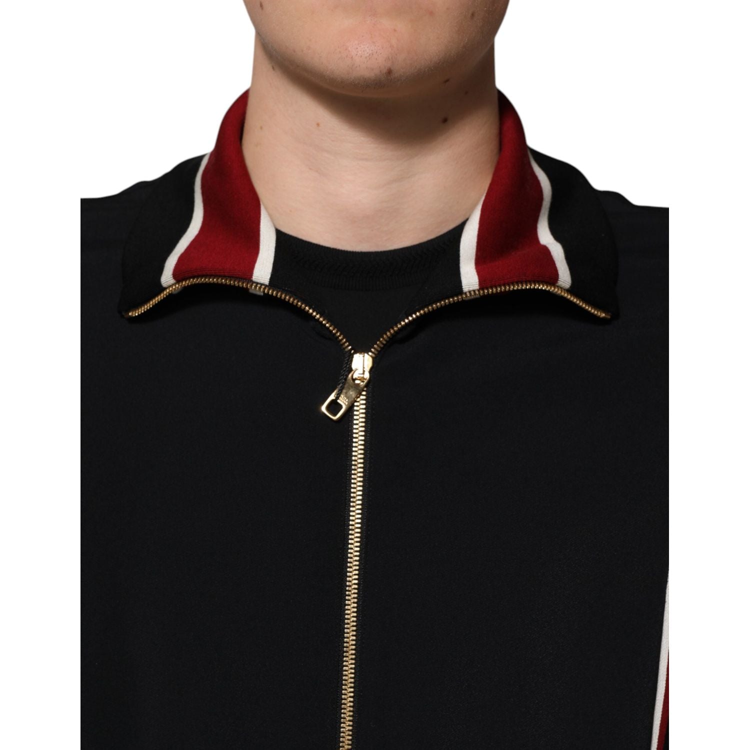 Dolce & Gabbana Black DG King Full Zip Sweatshirt  Sweater