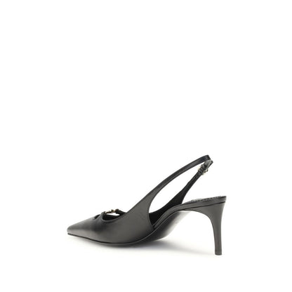 Dolce & Gabbana Black Goatskin High Heel Pumps