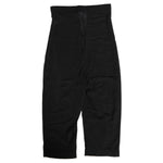 Dolce & Gabbana Black High Waist Tight Midi Trouser Underwear with logo details crafted in Italy for refined elegance.