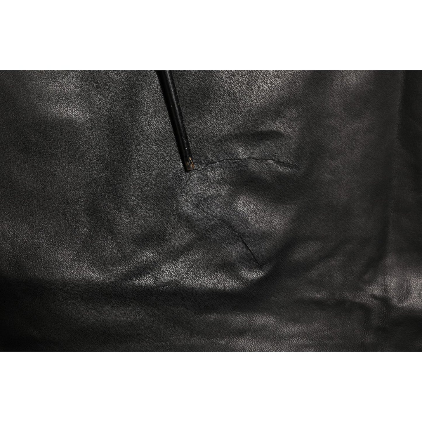 Dolce & Gabbana Black Lamb Leather Trousers Men Pants