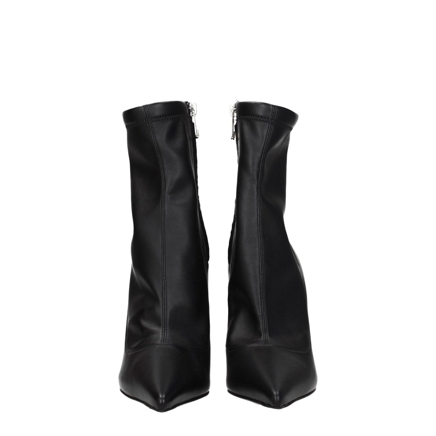 Dolce & Gabbana Black Leather Ankle Boots