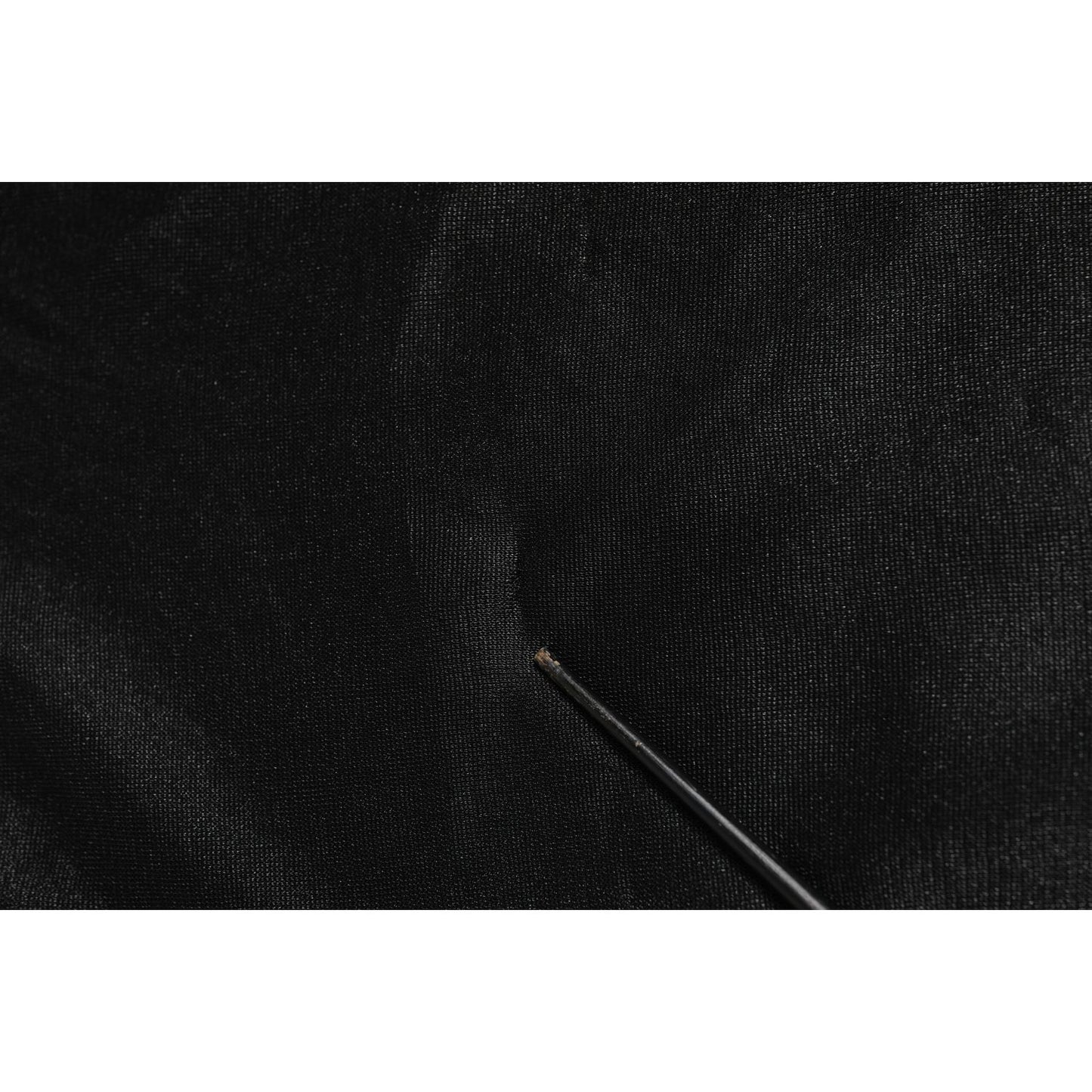 Close-up of Dolce & Gabbana Black Logo Polyester CrewNeck Sweatshirt Sweater fabric texture.