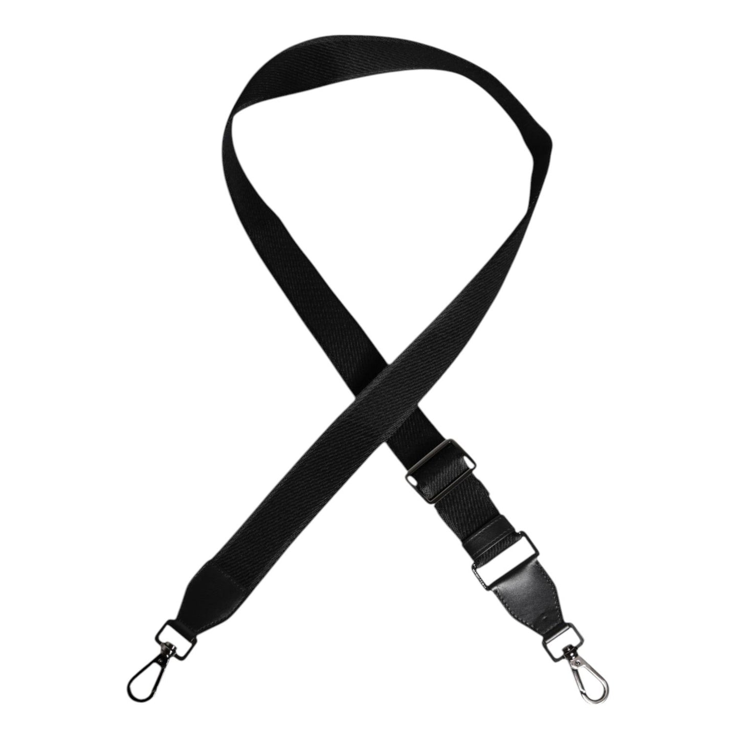 Dolce & Gabbana Black Solid Polyester Bag Handle Shoulder Strap BEL9346
