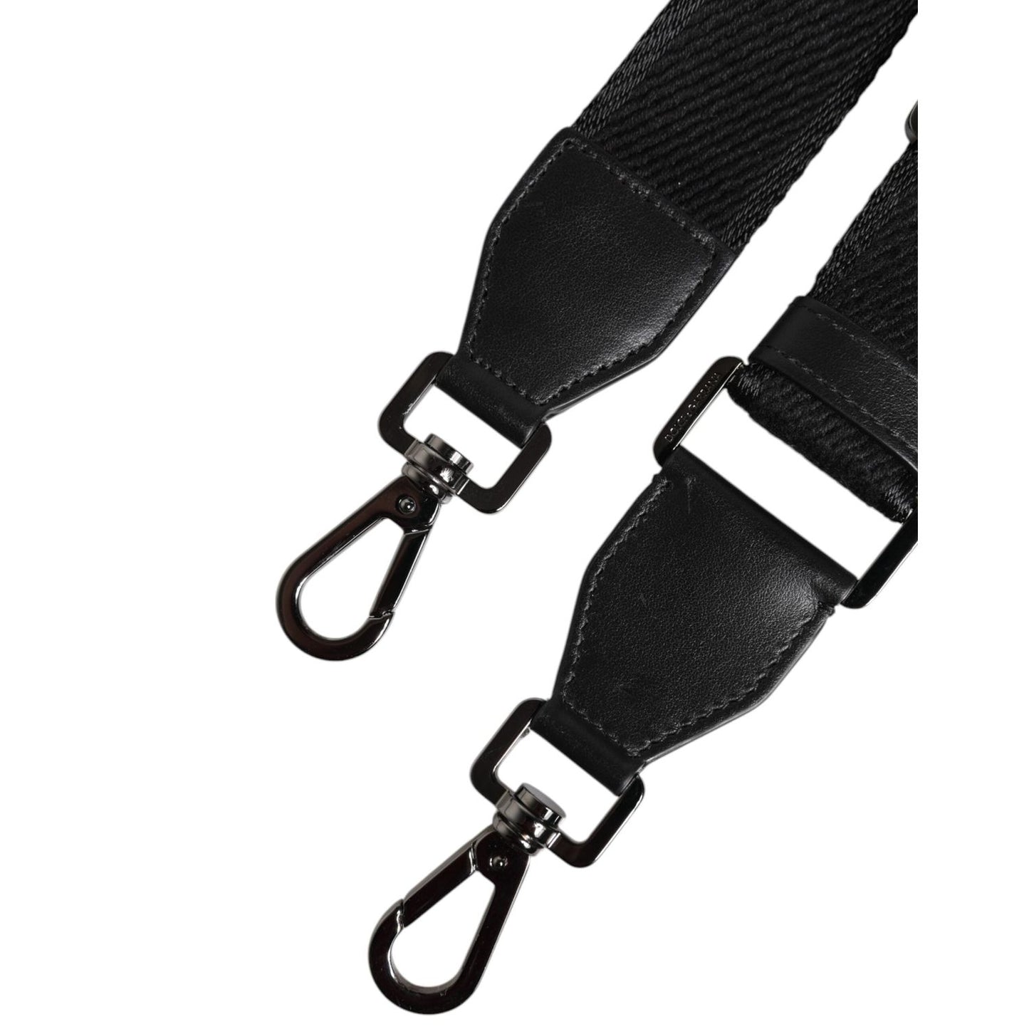 Dolce & Gabbana Black Solid Polyester Bag Handle Shoulder Strap BEL9346