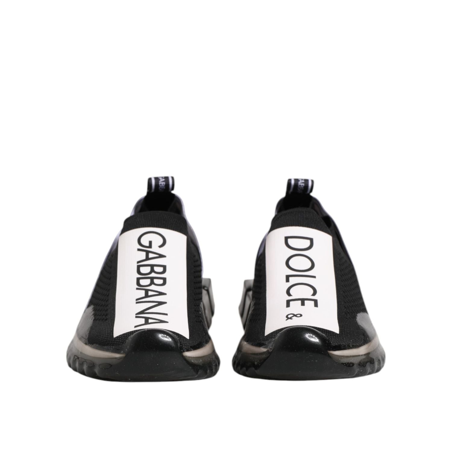 Dolce & Gabbana Black Sorrento Slip On Low Top Sneakers Shoes