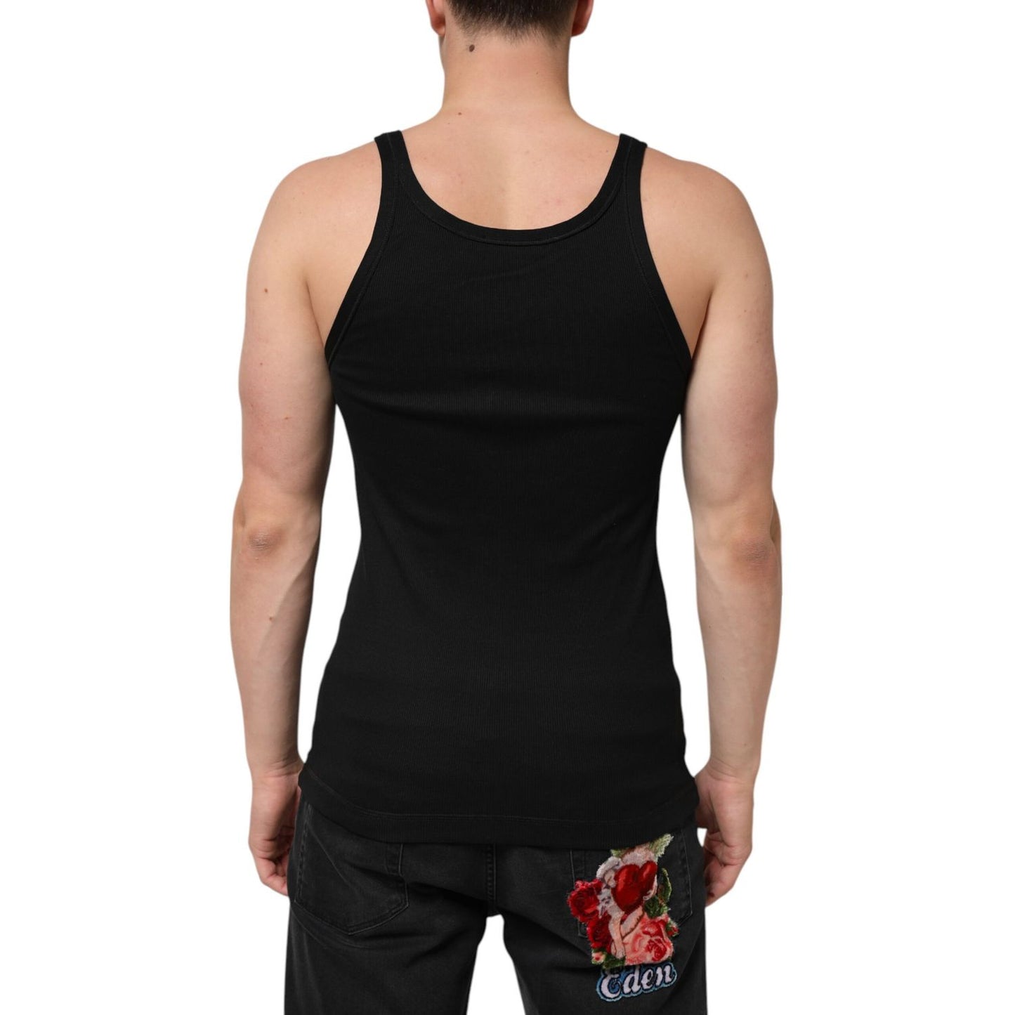 Dolce & Gabbana Black Tank Sleeveless Underwear Men T-shirt