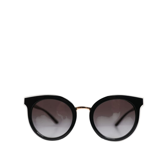 Dolce & Gabbana Black Transparent Trim Round DG4371-F Eyewear Sunglasses GLA1367