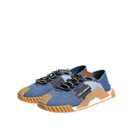 Dolce & Gabbana Blue Lace Up Low Top NS1 Sneakers Shoes MV7892-43.5