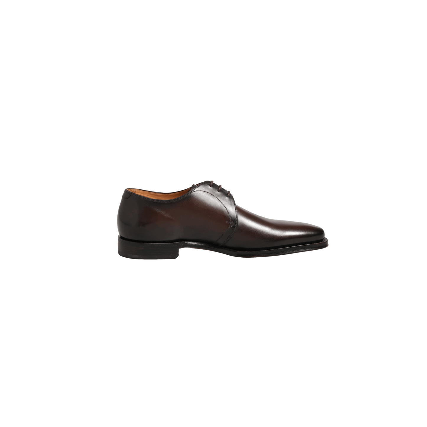 Dolce & Gabbana Brown Leather Lace Up Dress Men Derby Shoes in polished finish, classic design for formal occasions and tailored looks.
