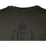 Dolce & Gabbana Army Green Crown Cotton Sweatshirt Sweater TSH86970-60