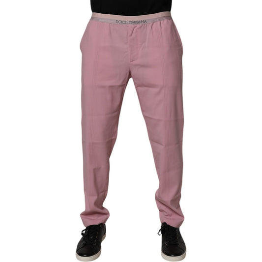 Dolce & Gabbana Pink Cotton Stretch Chino Pants PAN75201-48