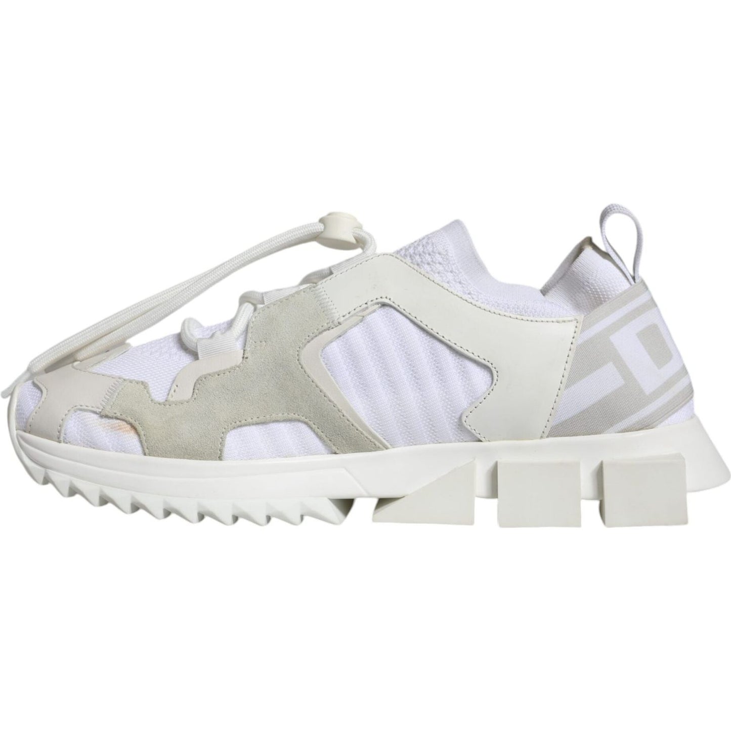 Dolce & Gabbana White Mesh Sorrento Trekking Sneakers Shoes MV6191-41