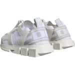 Dolce & Gabbana White Mesh Sorrento Trekking Sneakers Shoes Dolce & Gabbana Gray