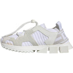 Dolce & Gabbana White Mesh Sorrento Trekking Sneakers Shoes Dolce & Gabbana Light Gray