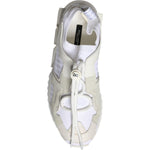 Dolce & Gabbana White Mesh Sorrento Trekking Sneakers Shoes Dolce & Gabbana Light Gray