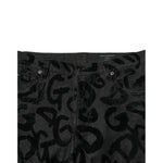 Dolce & Gabbana Gray Cotton DG Logo Straight Men Denim Jeans