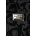 Dolce & Gabbana Gray Cotton DG Logo Straight Men Denim Jeans