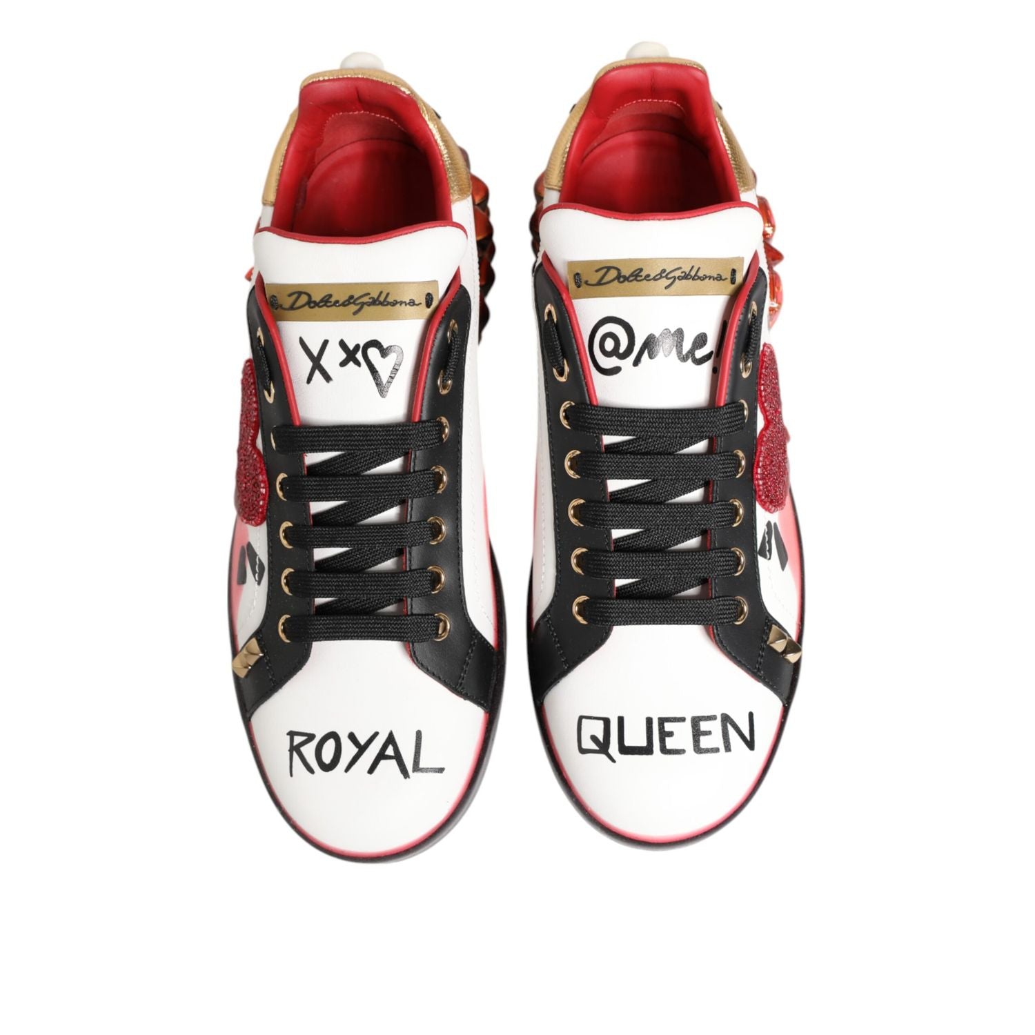 Dolce & Gabbana Multicolor Portofino Low Top Sneakers Shoes