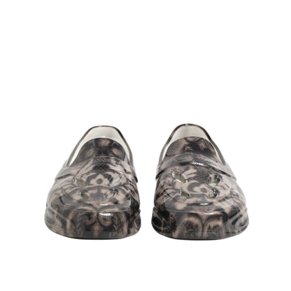 Dolce & Gabbana Multicolor Rubber Low Top Men Sneakers Shoes front view