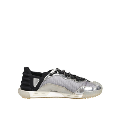 Dolce & Gabbana Multicolor Silver Logo Low Top NS1 Sneakers Shoes