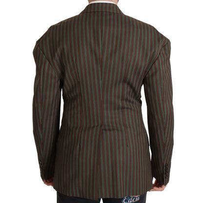Dolce & Gabbana Multicolor Stripes Double Breasted Blazer