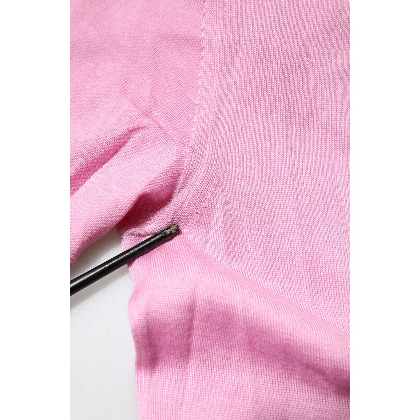 Dolce & Gabbana Pink Floral Detailing Cardigan Sweater