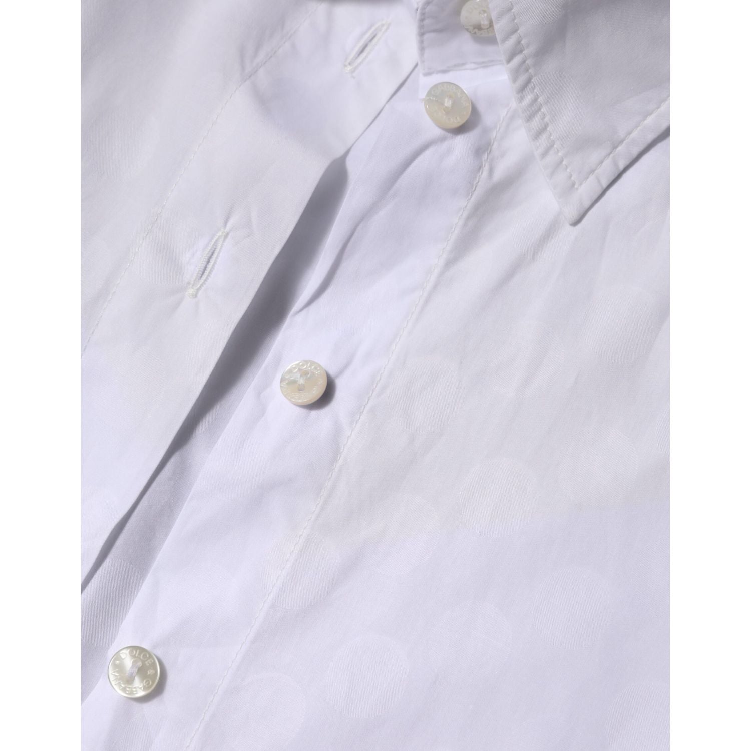 Dolce & Gabbana White Collared Short Sleeve Polo Shirt Top
