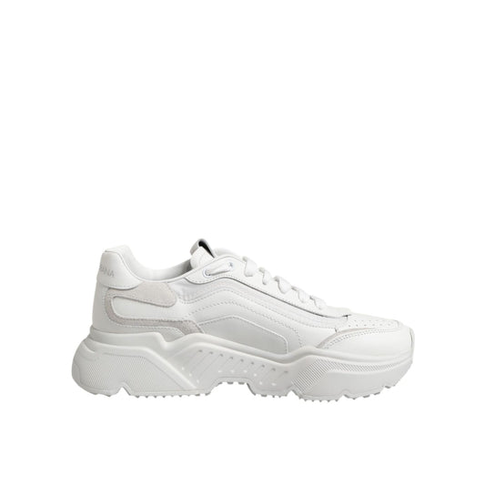 Dolce & Gabbana White Daymaster Low Top Men Sneakers Shoes