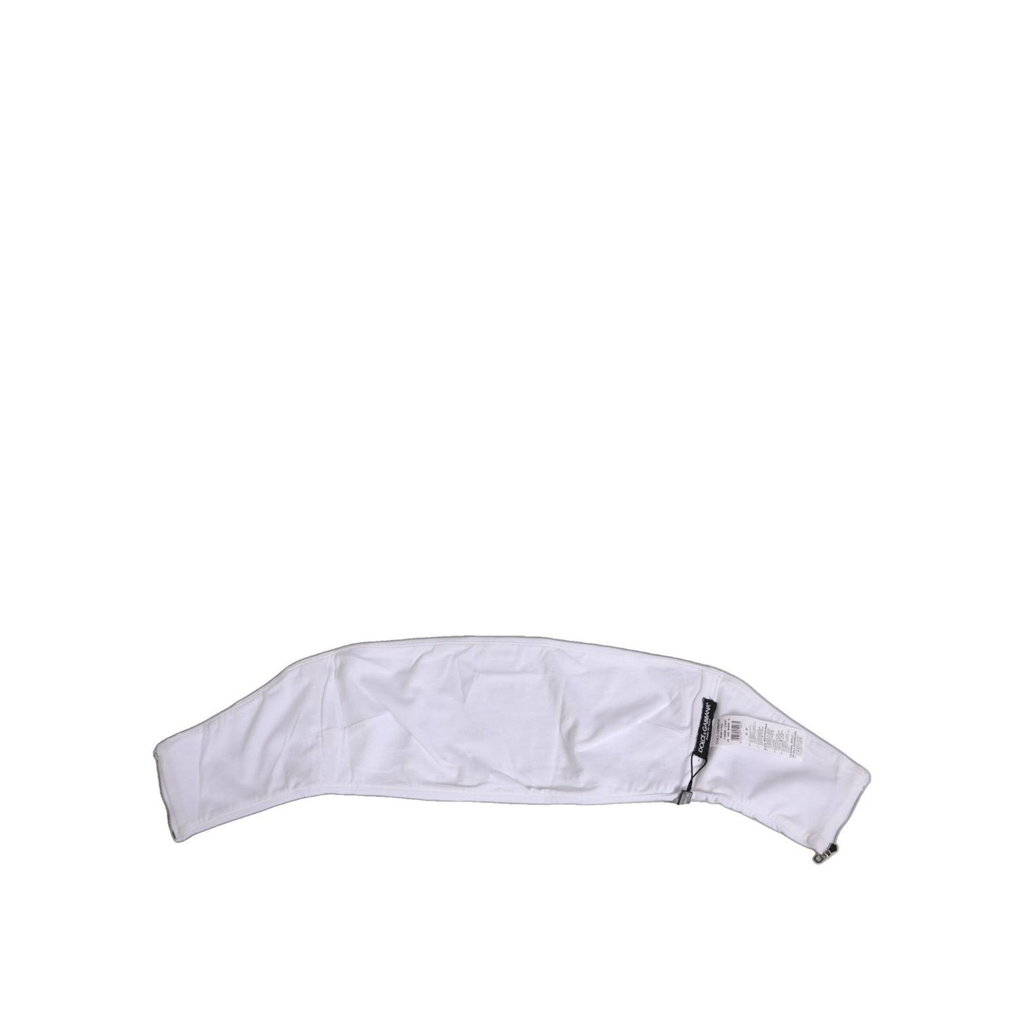 Dolce & Gabbana White Nylon Strapless Corset Top Underwear