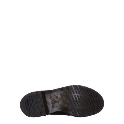 Sole view of Dr. Martens Purple Leather Oxfords And Derbies with rubber outsole and distinctive branding.