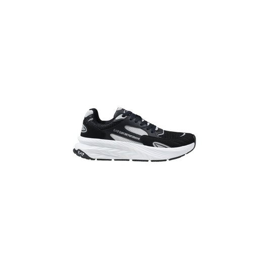 EA7 Emporio Armani Bicolor Polyester Athletic Sneakers with modern design and breathable structure, perfect for style and comfort.