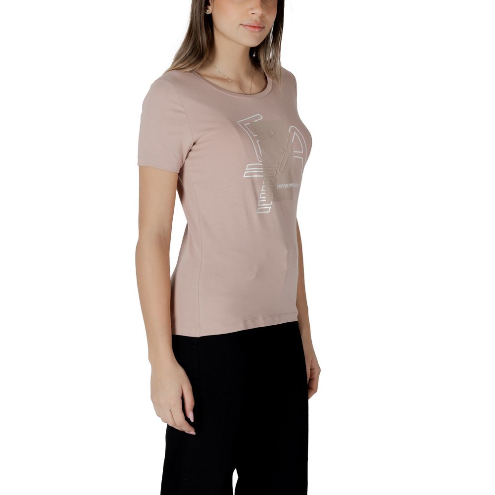 EA7 Emporio Armani Pink Cotton Sportswear