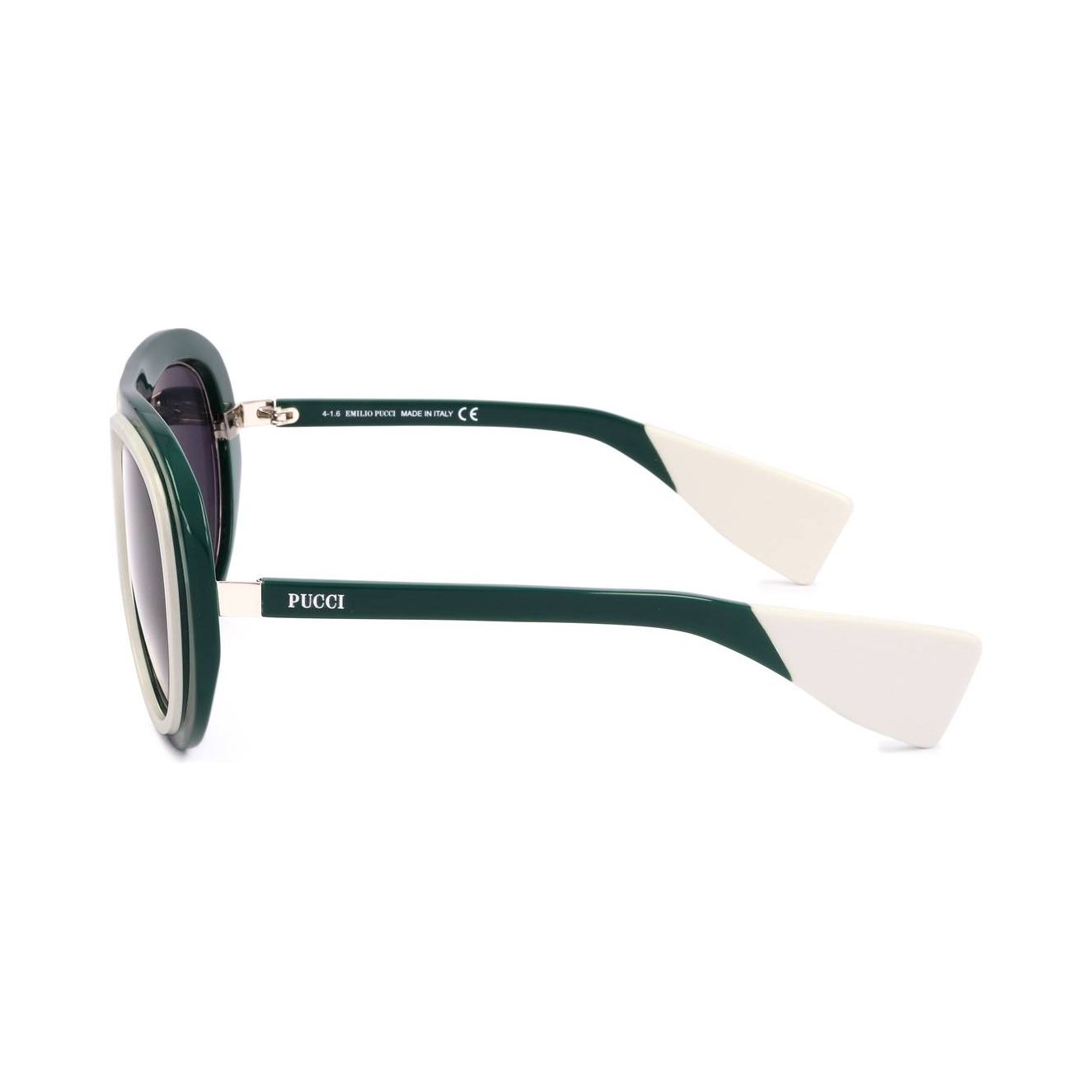 EMILIO PUCCI SUNGLASSES Mod. EP0059 SHINY DARK GREEN