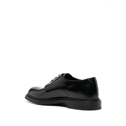 EMPORIO ARMANI EXCLUSIVE Derby shoes in buffed leather Boots