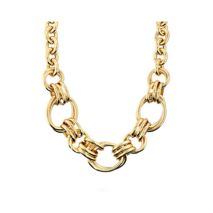 ETRUSCA JEWELS JEWELRY Mod. WSET00892.YG stylish gold necklace with link design