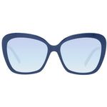 Emilio Pucci Blue Women Sunglass with gradient lenses and full-rim butterfly style, plastic frame, 100% UVA & UVB protection
